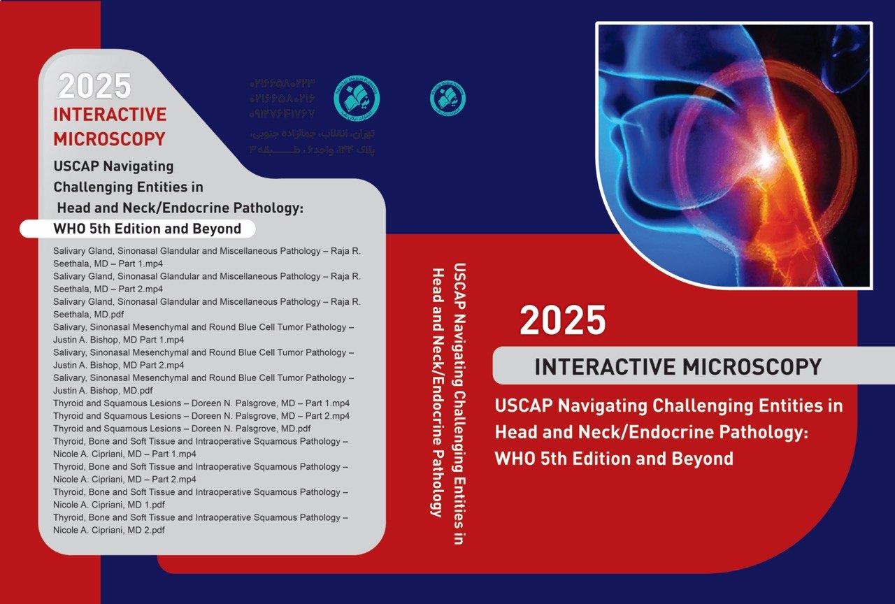 photo_2026-07-15_12-28-01 USCAP Navigating Challenging Entities in Head and Neck/Endocrine Pathology: WHO 5th Edition and Beyond 2025 (Videos + Slides) Edition: 2025 Publication year: #2025 Publisher: #USCAP ISBN: Format: 8 MP4 + 5 PDF files #HOT_books #Endocrinology #ENT #Head_and_Neck_Surgery #Pathology #Videos Topics: Salivary Gland, Sinonasal Glandular and Miscellaneous Pathology – Raja R. Seethala, MD – Part 1.mp4 Salivary Gland, Sinonasal Glandular and Miscellaneous Pathology – Raja R. Seethala, MD – Part 2.mp4 Salivary Gland, Sinonasal Glandular and Miscellaneous Pathology – Raja R. Seethala, MD.pdf Salivary, Sinonasal Mesenchymal and Round Blue Cell Tumor Pathology – Justin A. Bishop, MD Part 1.mp4 Salivary, Sinonasal Mesenchymal and Round Blue Cell Tumor Pathology – Justin A. Bishop, MD Part 2.mp4 Salivary, Sinonasal Mesenchymal and Round Blue Cell Tumor Pathology – Justin A. Bishop, MD.pdf Thyroid and Squamous Lesions – Doreen N. Palsgrove, MD – Part 1.mp4 Thyroid and Squamous Lesions – Doreen N. Palsgrove, MD – Part 2